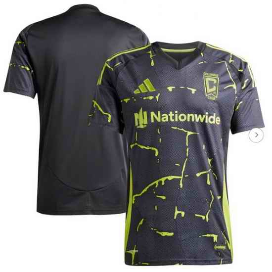 Men's Columbus Crew adidas Black 2025 The Goosebumps Replica Jersey